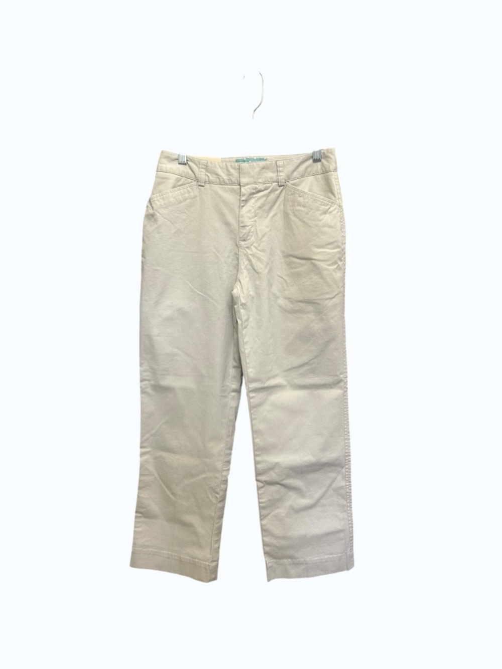 NWT Eddie Bauer Beige Mercer Fit Stretch Trousers Size 4